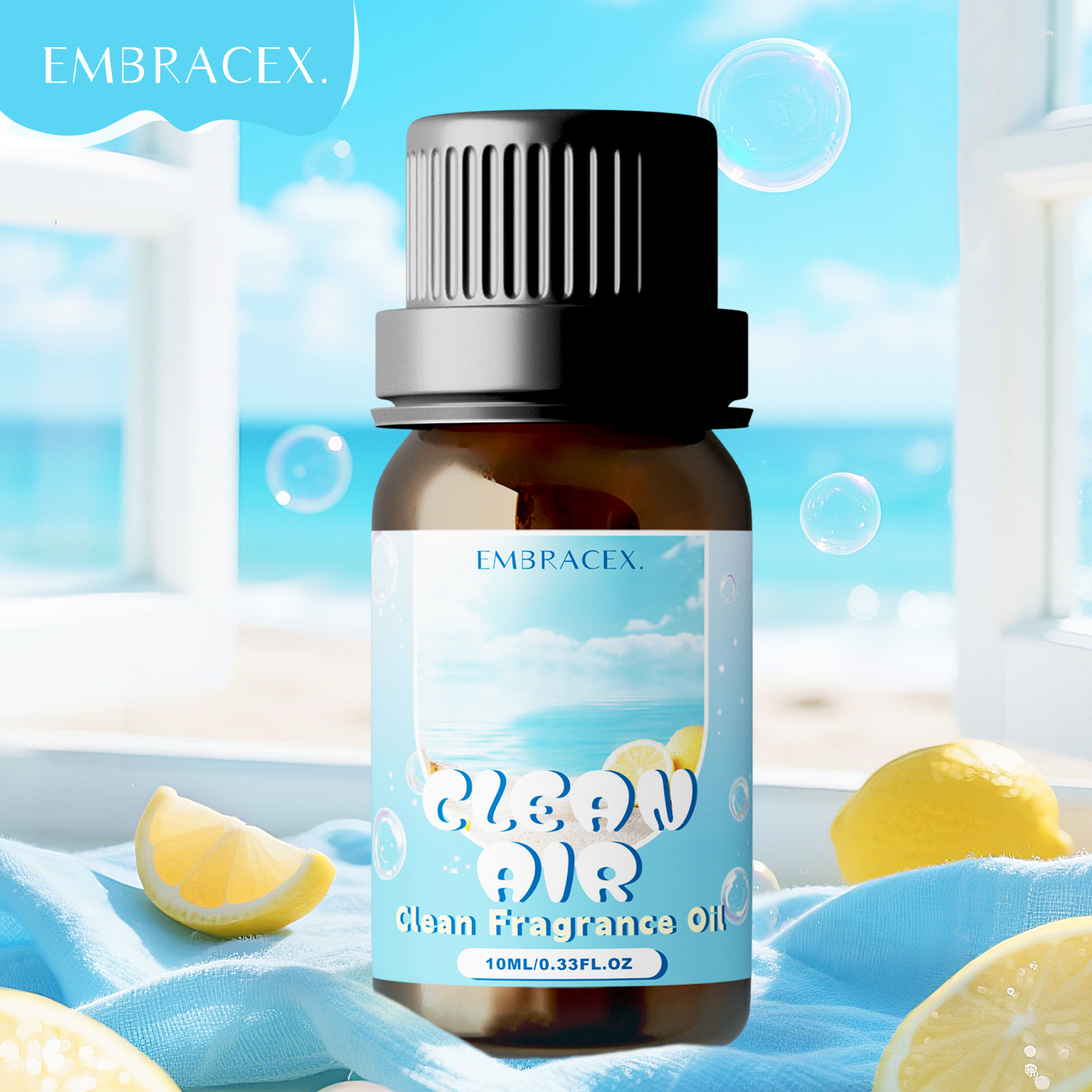Candle Making Raw Material - 10ml Clean Air Essential Oil Lemon