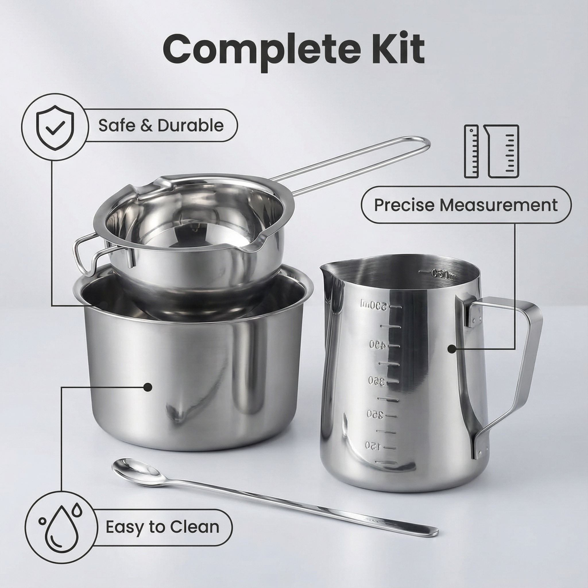 Candle Making Kit For Beginners - DIY Handmade Aromatherapy Candle Making Kit