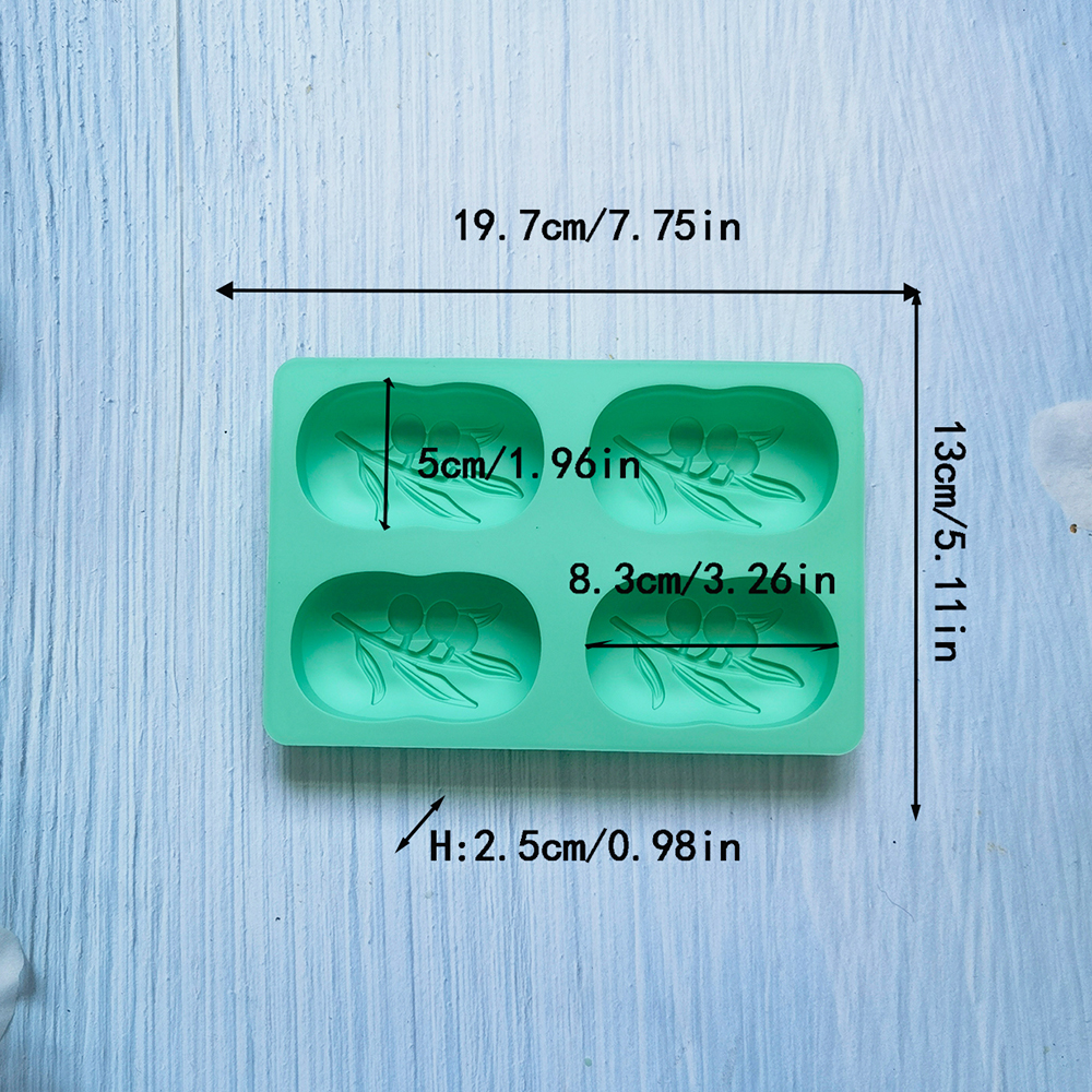 4 Cavities Oval Olive Tree Sil - Candle Making Kit reseña y precio