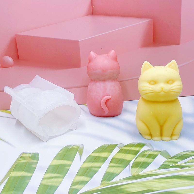 3D Fat Cat  Animal Silicone Ca - Candle Making Fat reseña y precio