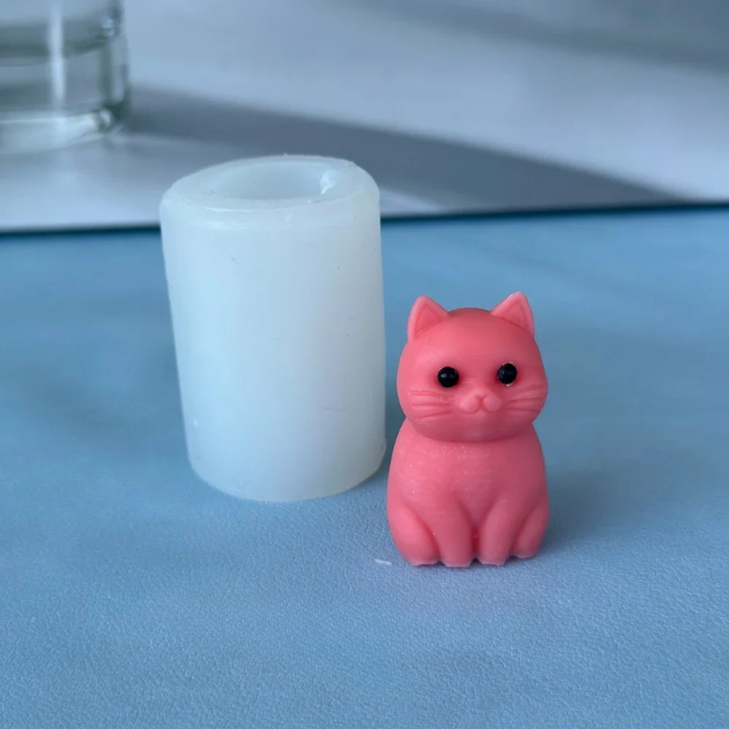 3D Fat Cat  Animal Silicone Ca - Candle Making Fat reseña y precio