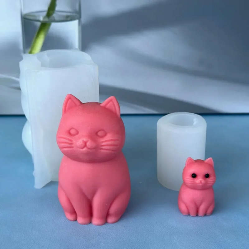 3D Fat Cat  Animal Silicone Ca - Candle Making Fat reseña y precio