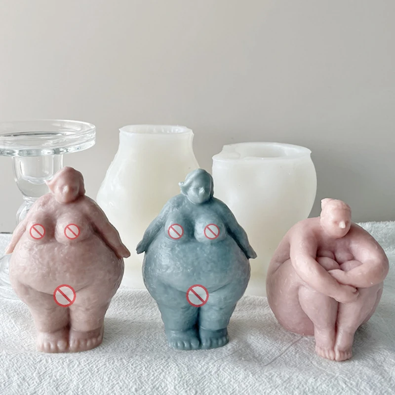 Abstract Human Body Candle Sil - Candle Making Fat reseña y precio