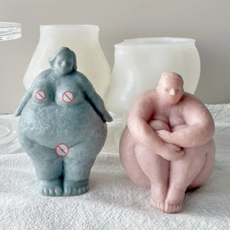 Abstract Human Body Candle Sil - Candle Making Fat reseña y precio