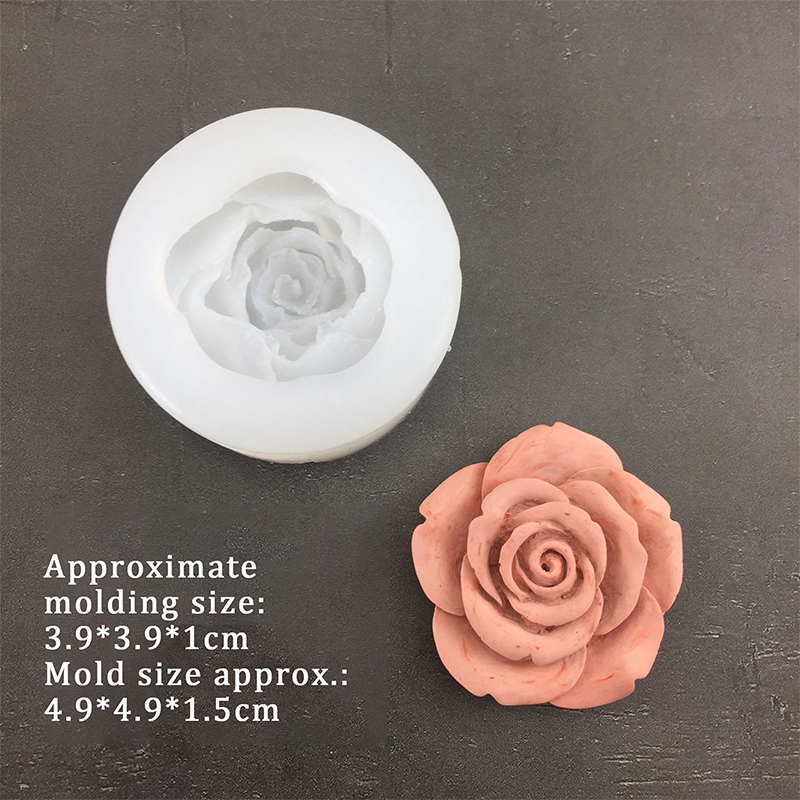 3D Rose Flower Shape Leaf Sili - Candle Making Accessories reseña y precio