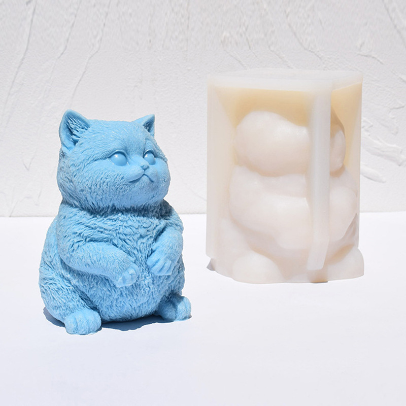 3D Fat Cat Silicone Candle Mol - Candle Making Fat reseña y precio