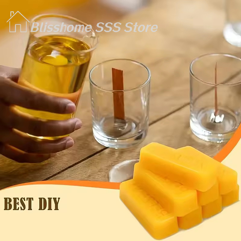 【S】4/8Pcs Pure Beeswax Blocks, - Candle Making Raw Material reseña y precio