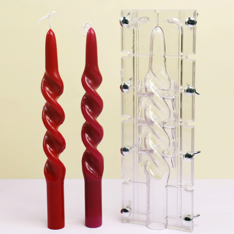 Twisted Stripe Column Acrylic  - Candle Making Kit reseña y precio