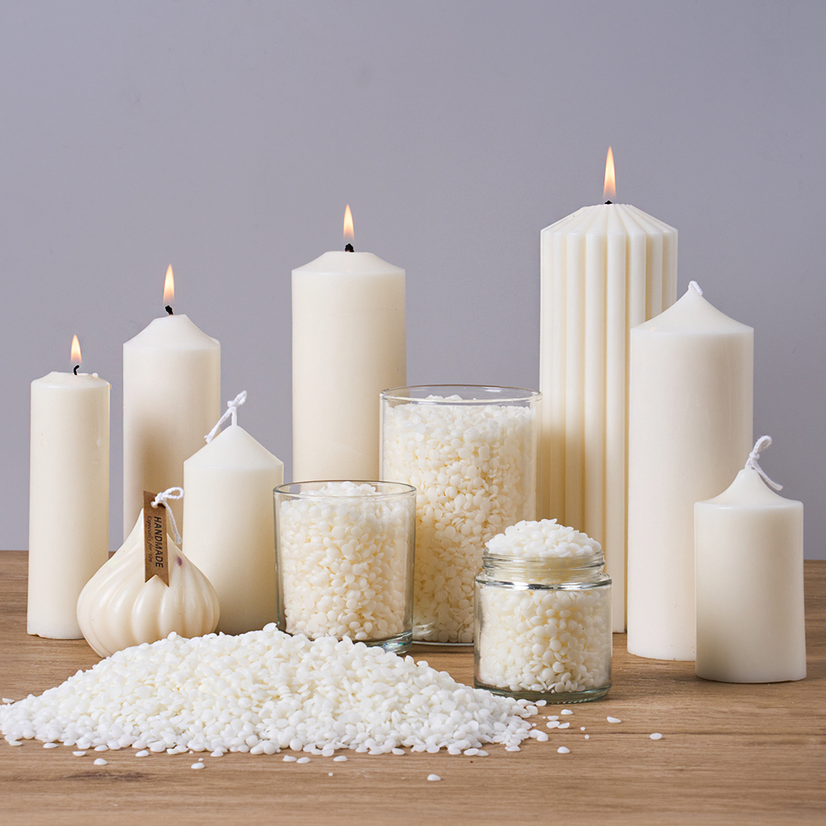 500g/1000g Natural Soy Wax DIY - Candle Making Raw Material reseña y precio