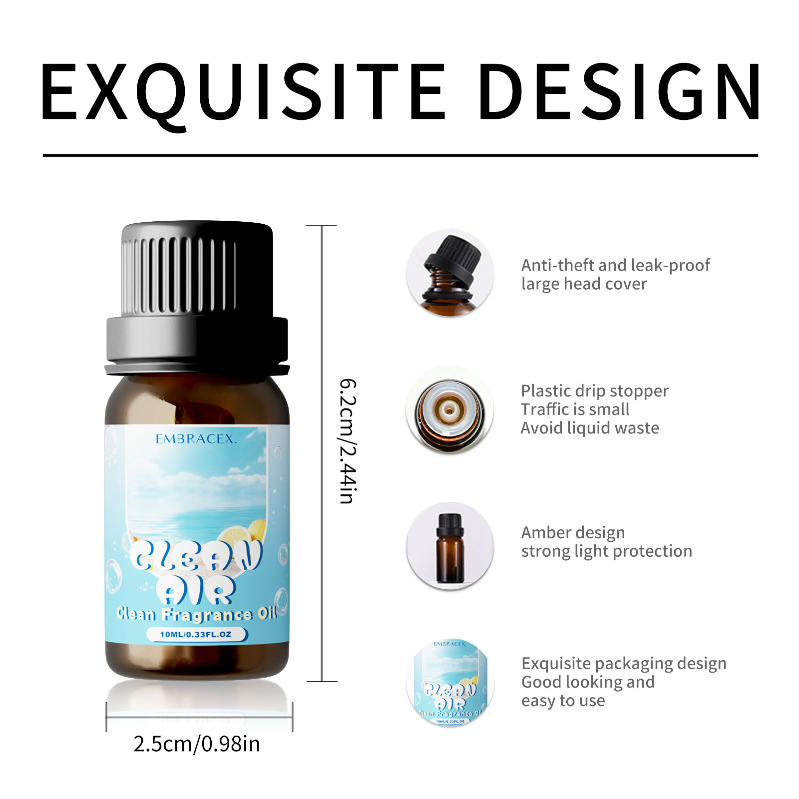 10ml Clean Air Essential Oil L - Candle Making Raw Material reseña y precio