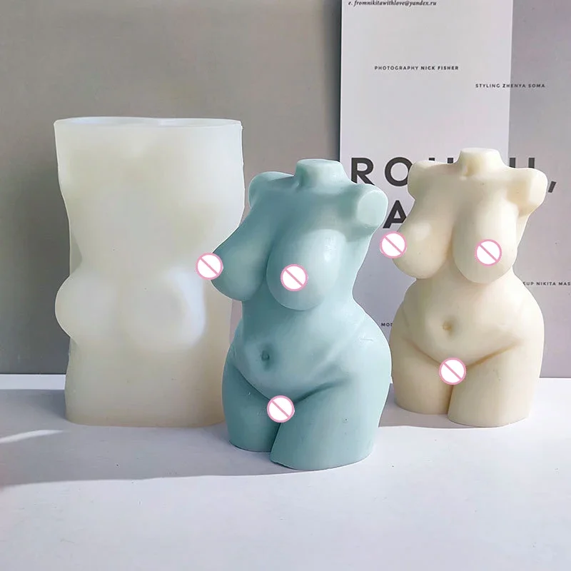 Fat Woman Body Shape Candle Mo - Candle Making Fat reseña y precio