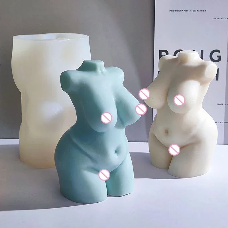 Fat Woman Body Shape Candle Mo - Candle Making Fat reseña y precio
