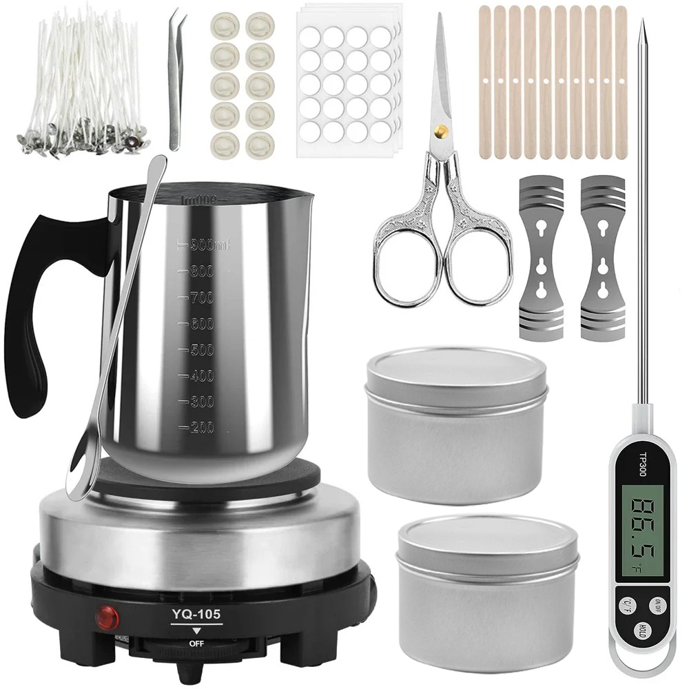 Candle Pouring Pot with Electr - Candle Making Machine reseña y precio