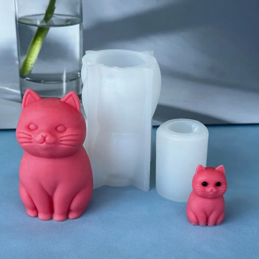 3D fat cat  Animal Silicone Ca - Candle Making Fat reseña y precio