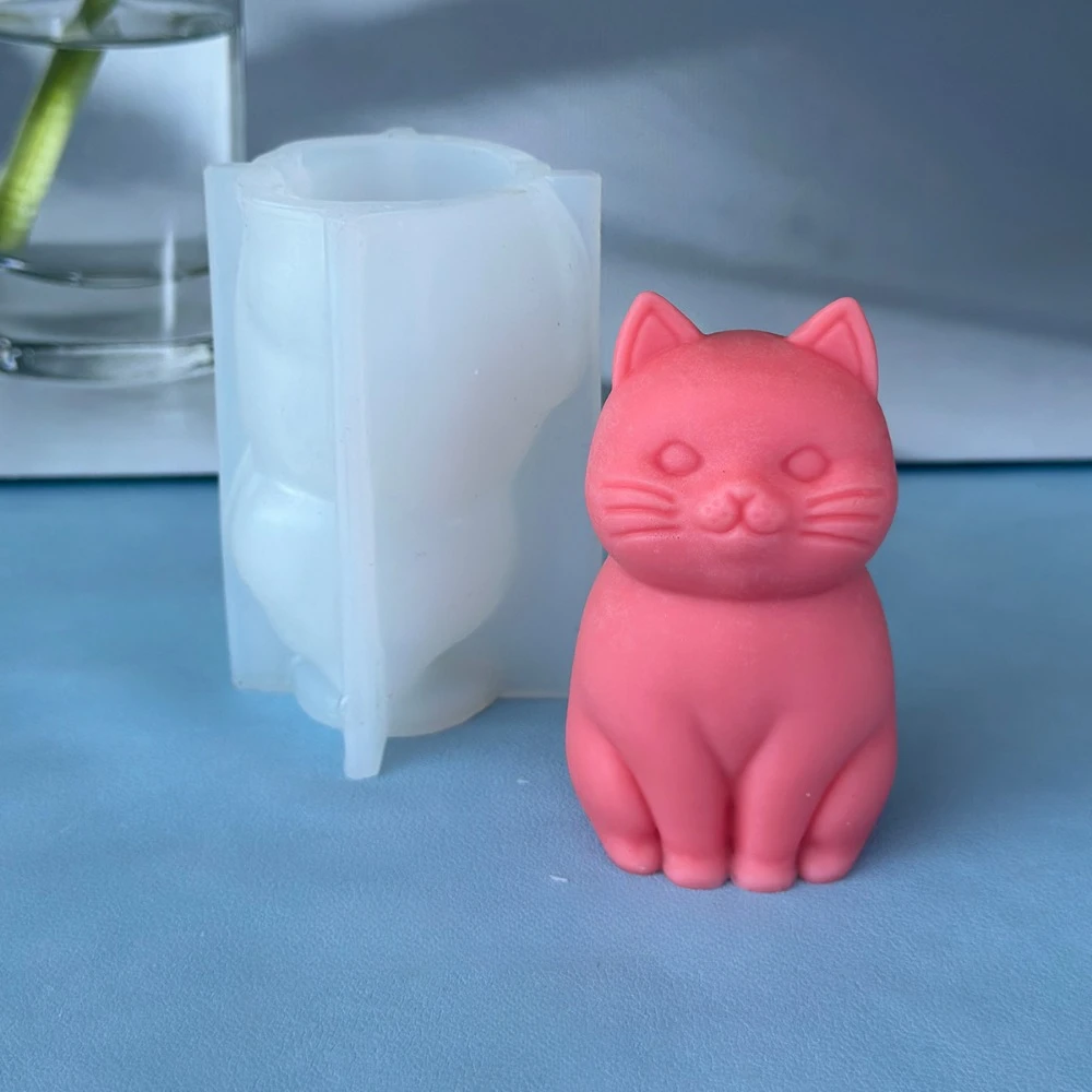 3D fat cat  Animal Silicone Ca - Candle Making Fat reseña y precio