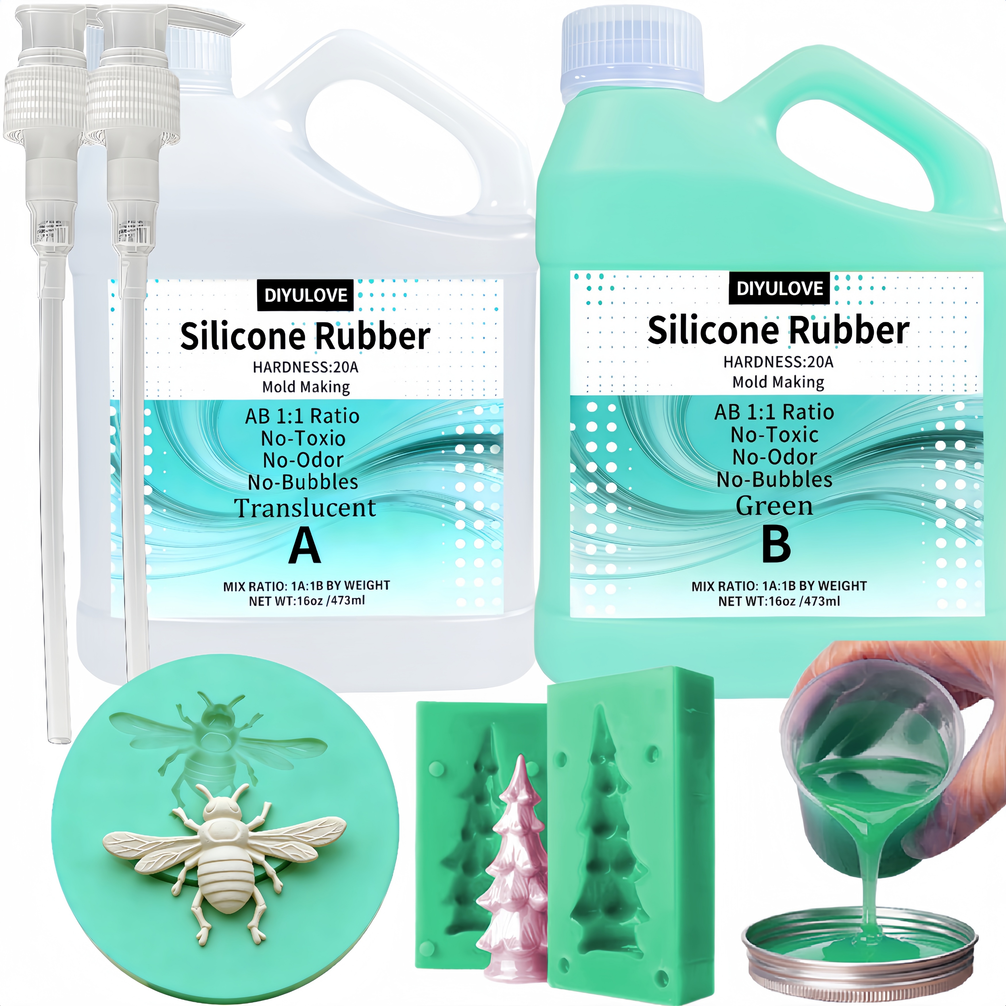 Super Elastic 15A Liquid Silic - Candle Making Kit reseña y precio