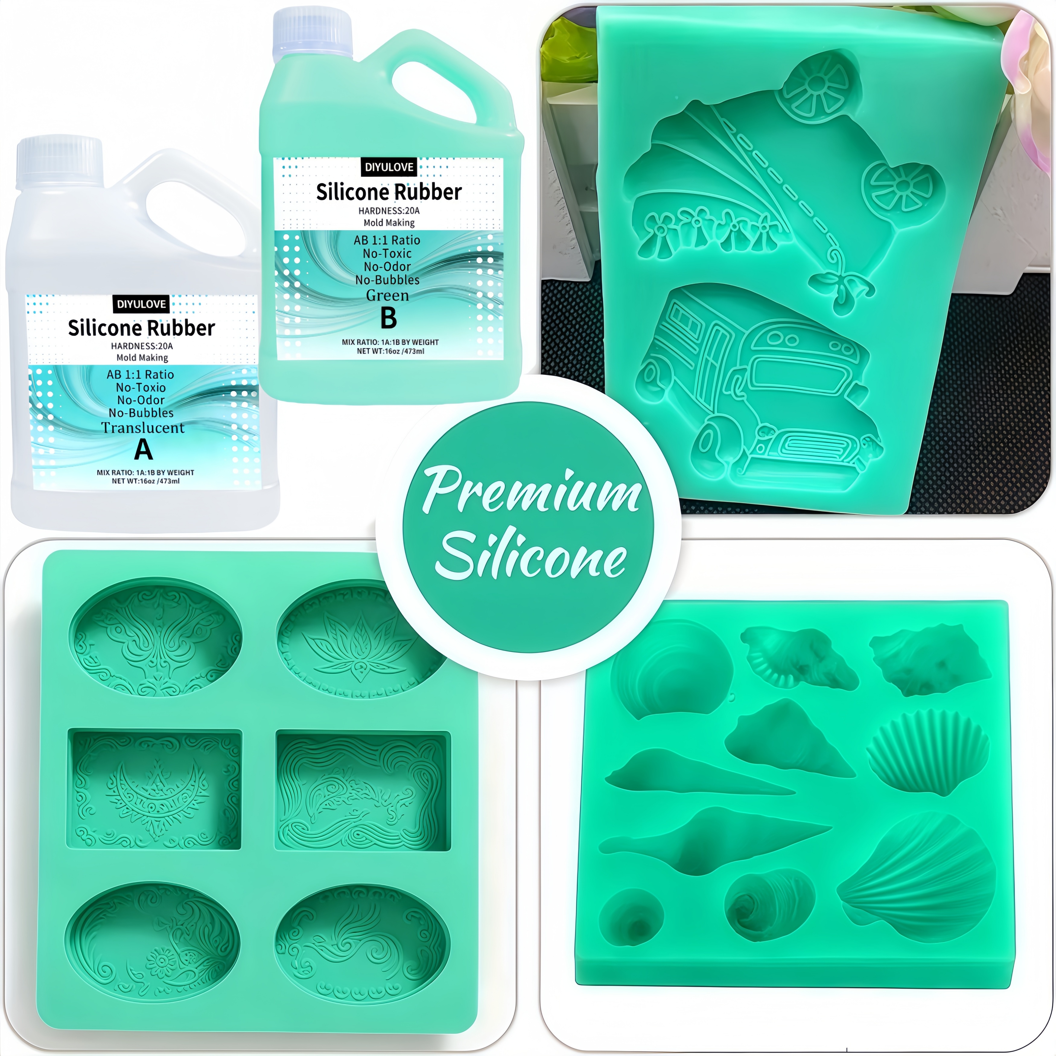 Super Elastic 15A Liquid Silic - Candle Making Kit reseña y precio