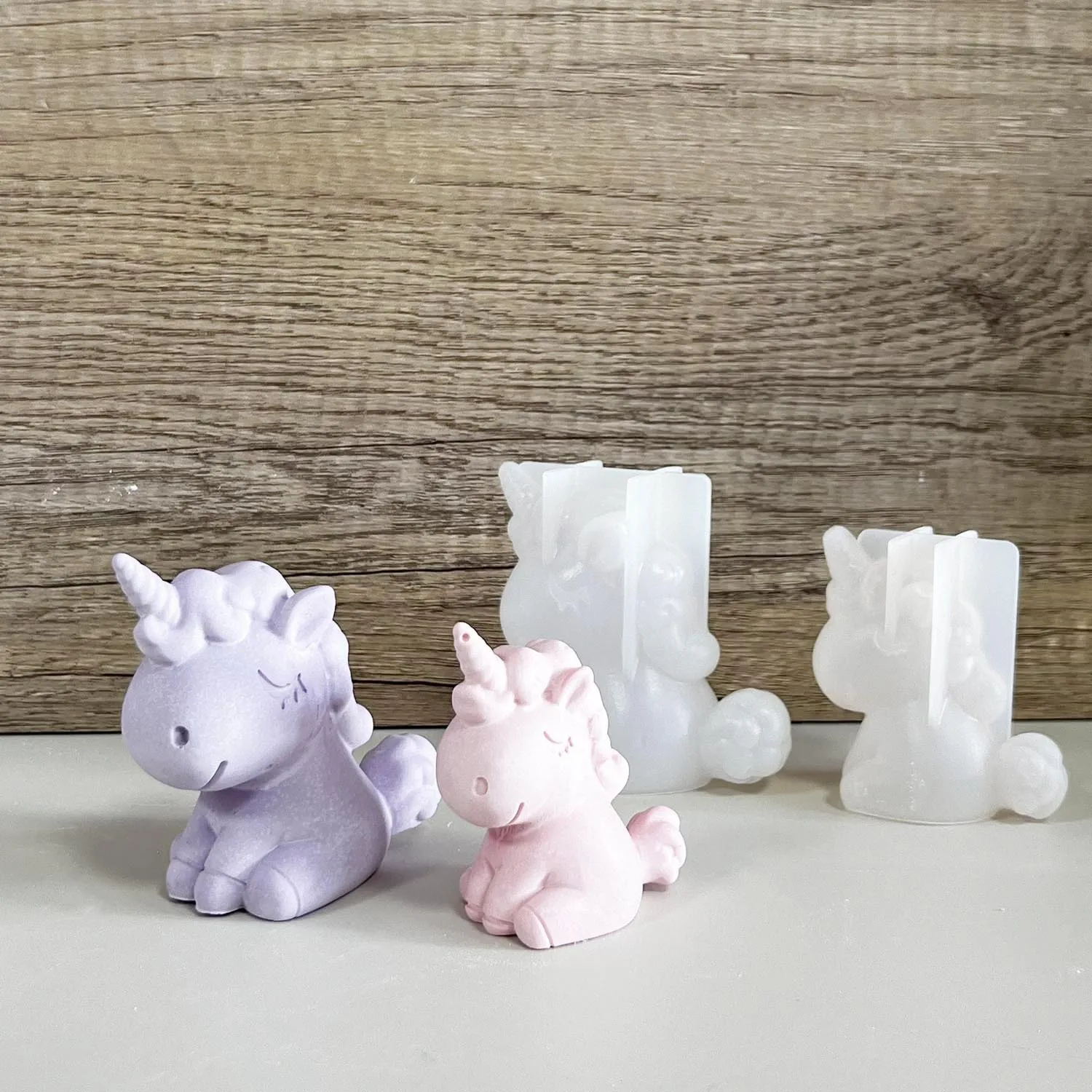3D Geometric Silicone Unicorn  - Candle Making Accessories reseña y precio