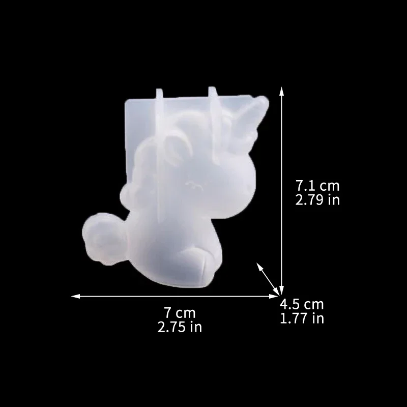 3D Geometric Silicone Unicorn  - Candle Making Accessories reseña y precio