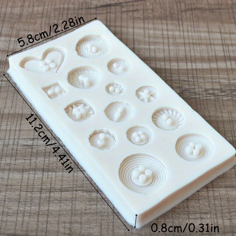Buttons Shape Silicone Mold Si - Candle Making Ideas reseña y precio