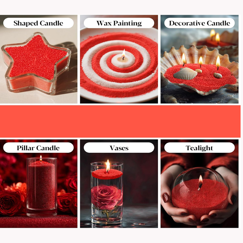 100G Green White Red Sand Pear - Candle Making Kit reseña y precio