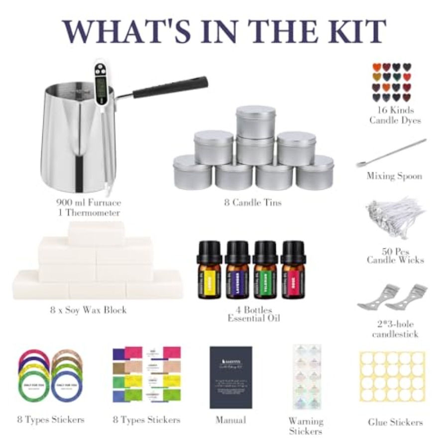 Home DIY Candle Making Kit, Fu - Candle Making Kit For Beginners reseña y precio