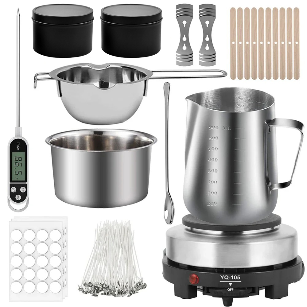 Glintmos DIY Candle Making Kit - Candle Making Ideas reseña y precio