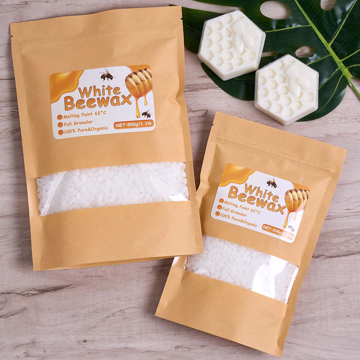 1000g White Beeswax DIY Candle - Candle Making Kit For Beginners reseña y precio