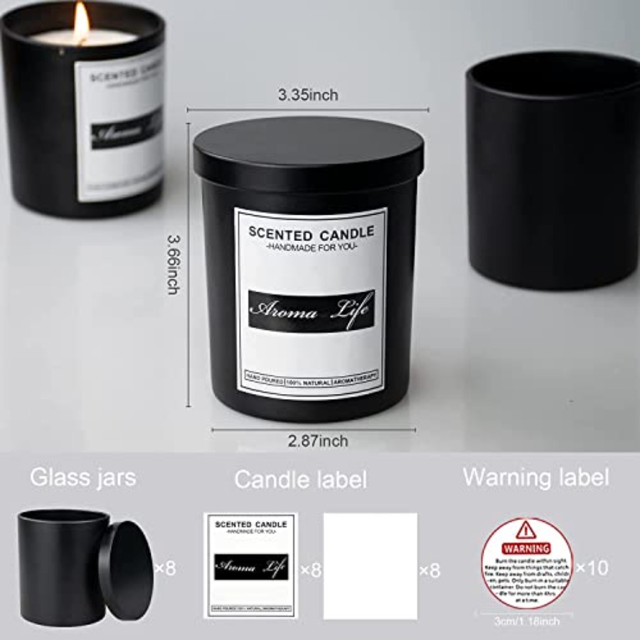 10oz 16 Pack Thick Candle Jars - Candle Making Vessels reseña y precio