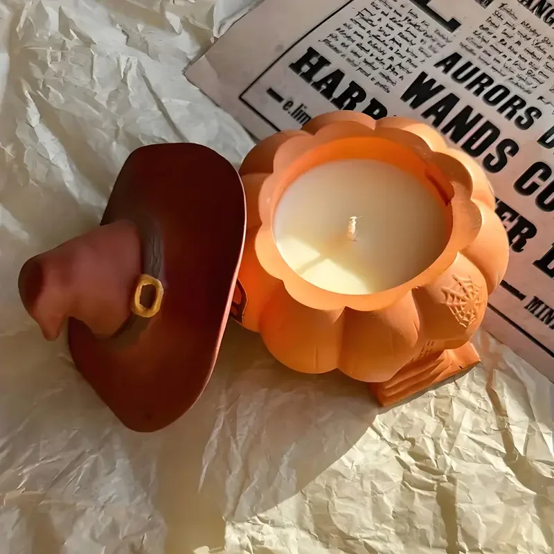 2Pcs/Set Halloween Hat Pumpkin - Candle Making Vessels reseña y precio