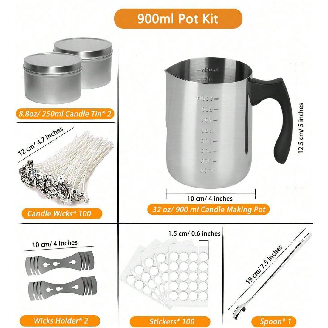 Glintmos Candle Making Starter - Candle Making Kit For Beginners reseña y precio