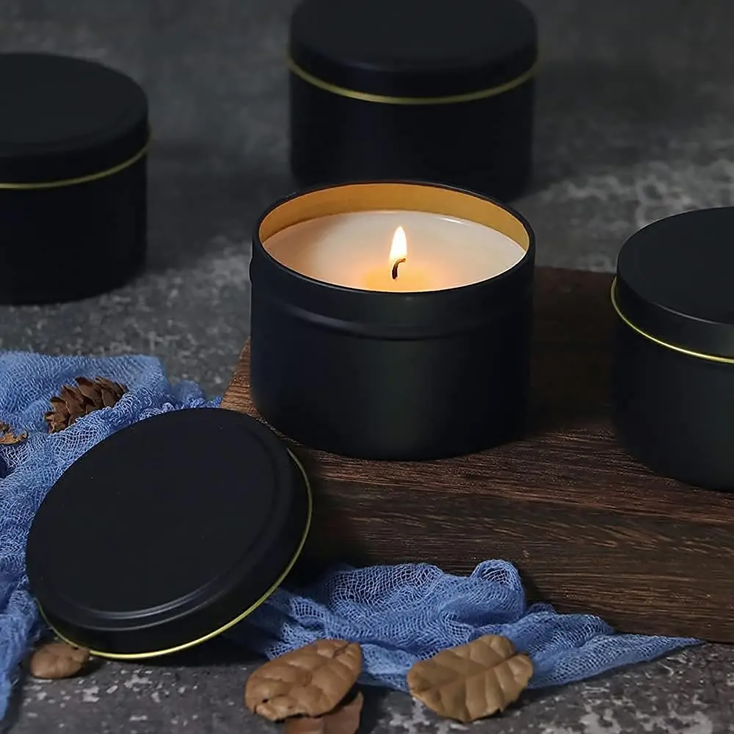 4oz/ 8oz Candle tins with lids - Candle Making Vessels reseña y precio