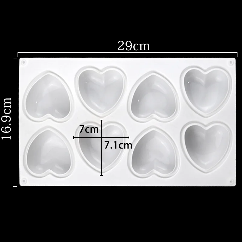 Love Heart Silicone Soap Mold  - Candle Making Ideas reseña y precio