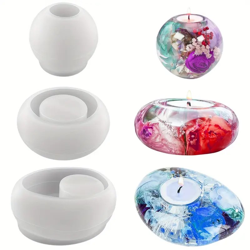 Tealight Candle Holder Resin S - Candle Making Ideas reseña y precio