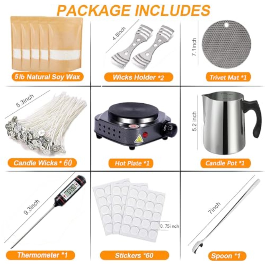 Candle Making Kit with for Adu - Candle Making Kit reseña y precio