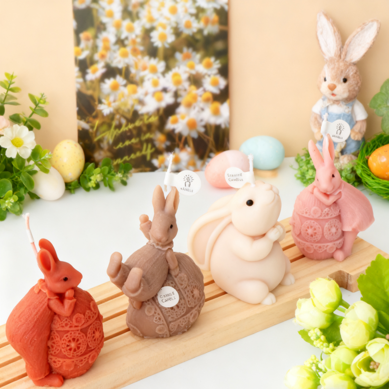 3D Easter Rabbit Silicone Mold - Candle Making Fat reseña y precio