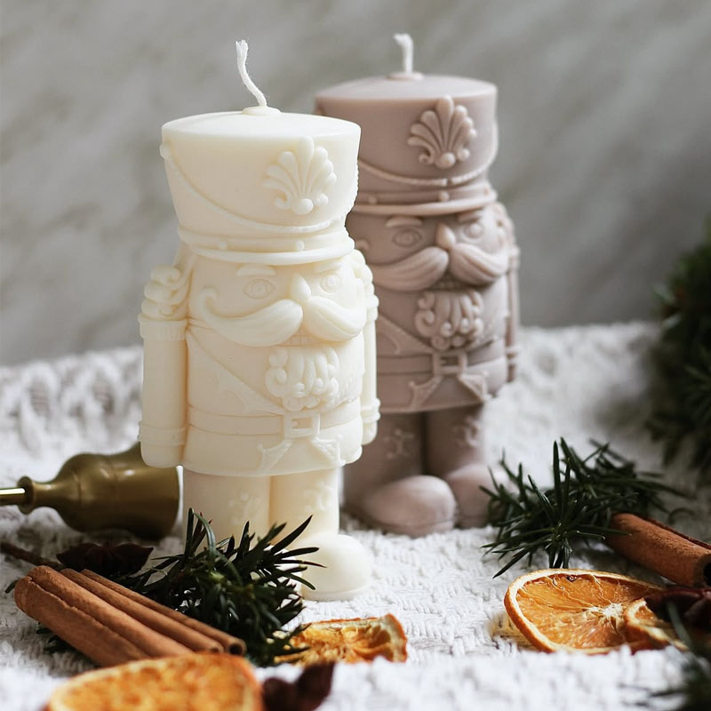 Nutcrackers Soldier Candle Mol - Candle Making Fat reseña y precio