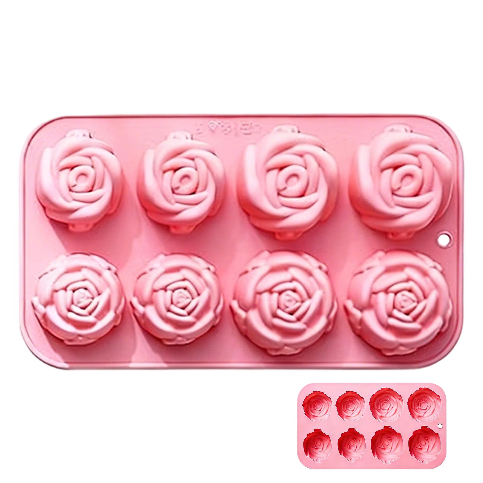 8 Holes Rose Flower Silicone M - Candle Making Accessories reseña y precio