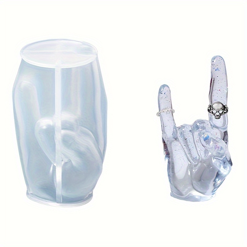 1pc Large Rock Gesture Silicon - Candle Making Ideas reseña y precio