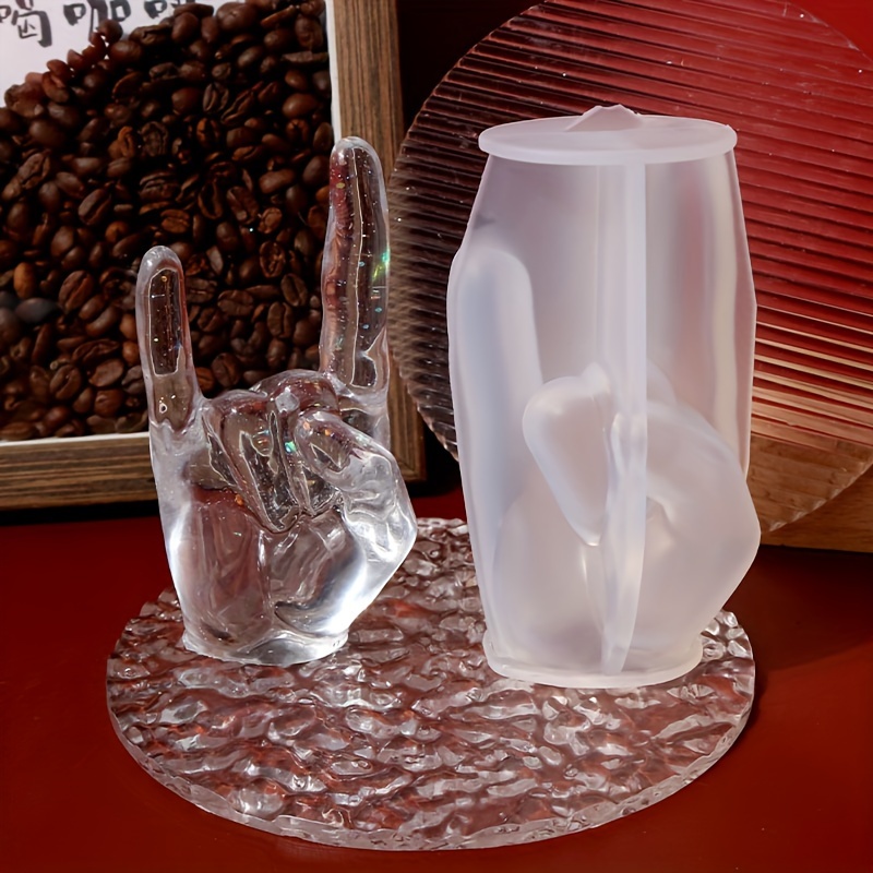 1pc Large Rock Gesture Silicon - Candle Making Ideas reseña y precio