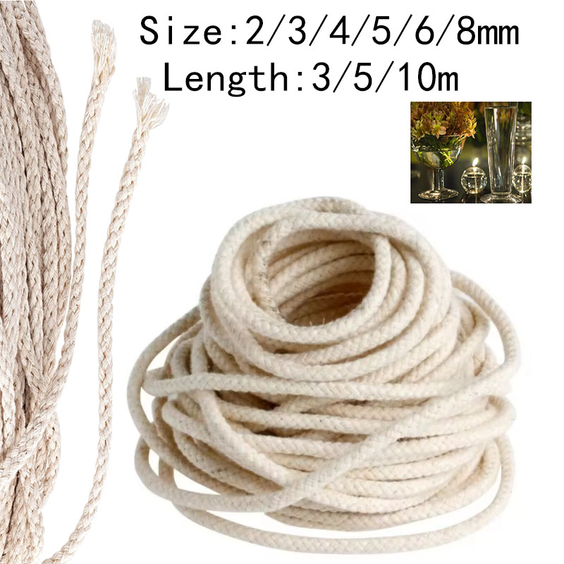 2-8mm Cotton Oil Lamp Wick Str - Candle Making Raw Material reseña y precio