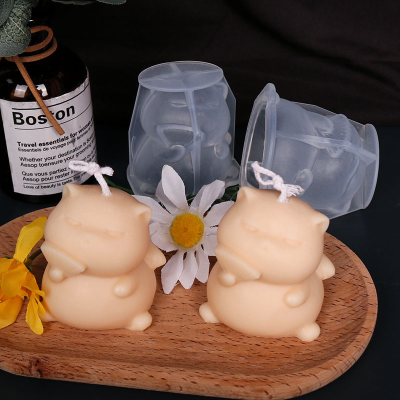 Cute Fat Cat Silicone Candle M - Candle Making Fat reseña y precio