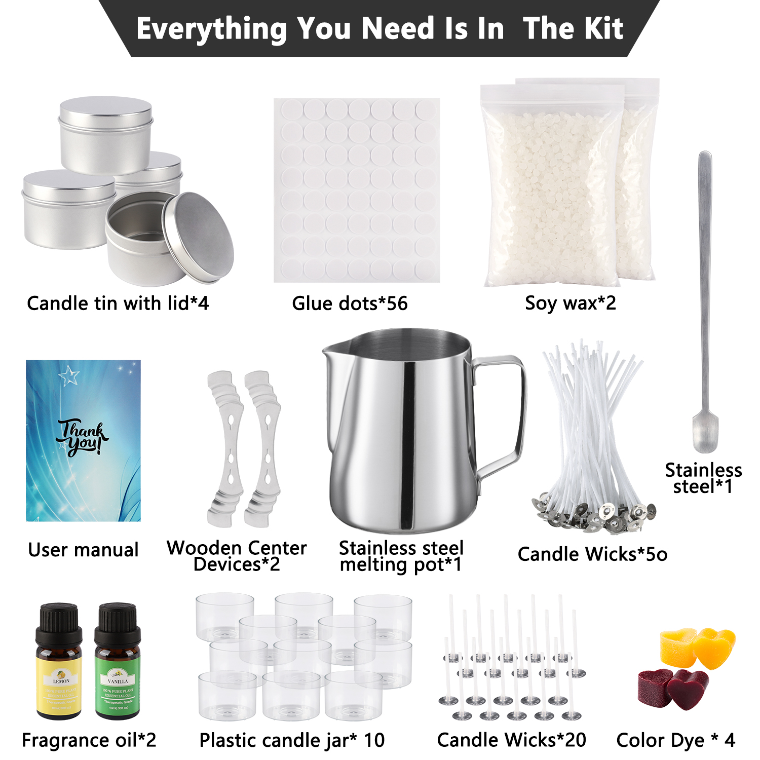 Simple DIY candle-making set,  - Candle Making Kit For Beginners reseña y precio