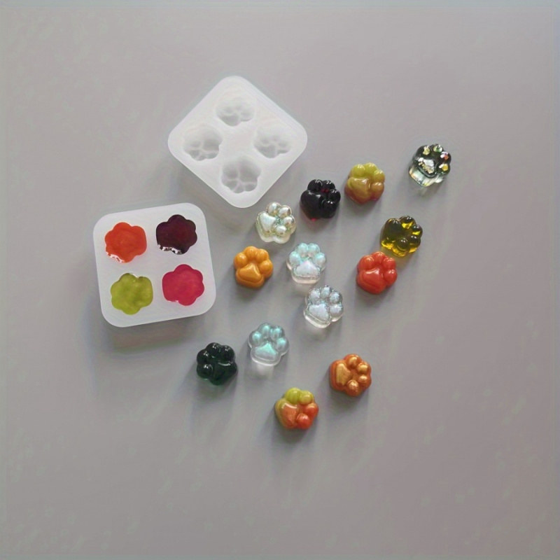 1Cat Paw Pattern Silicone Mold - Candle Making Ideas reseña y precio