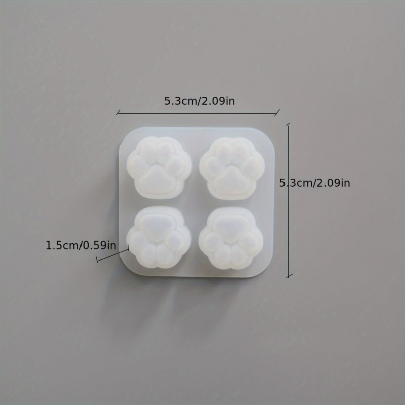 1Cat Paw Pattern Silicone Mold - Candle Making Ideas reseña y precio