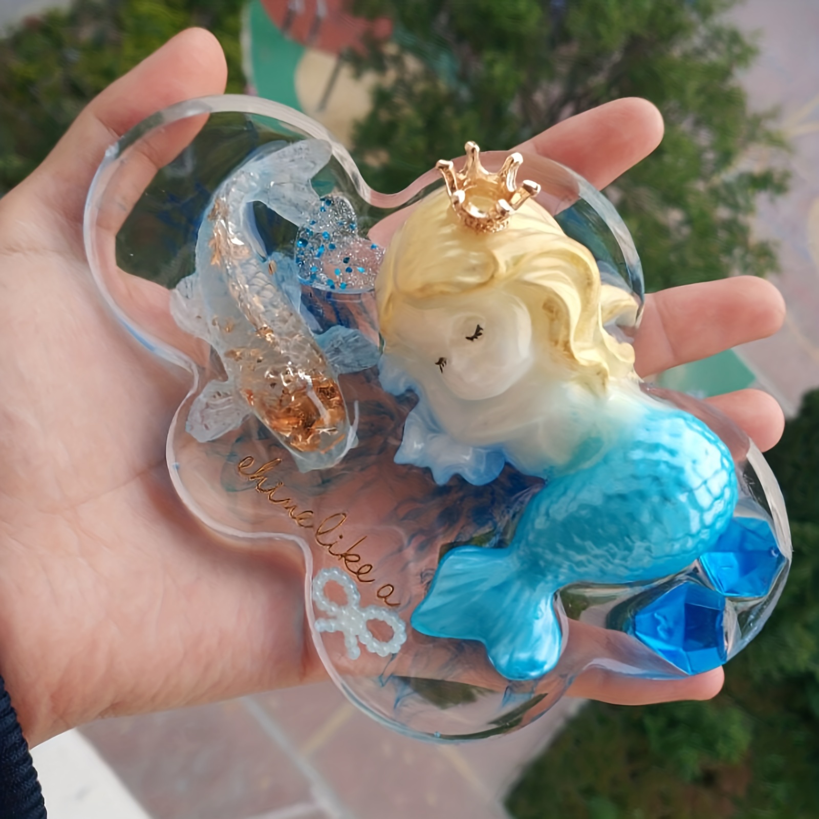Cute Cartoon Mermaid Silicone  - Candle Making Ideas reseña y precio