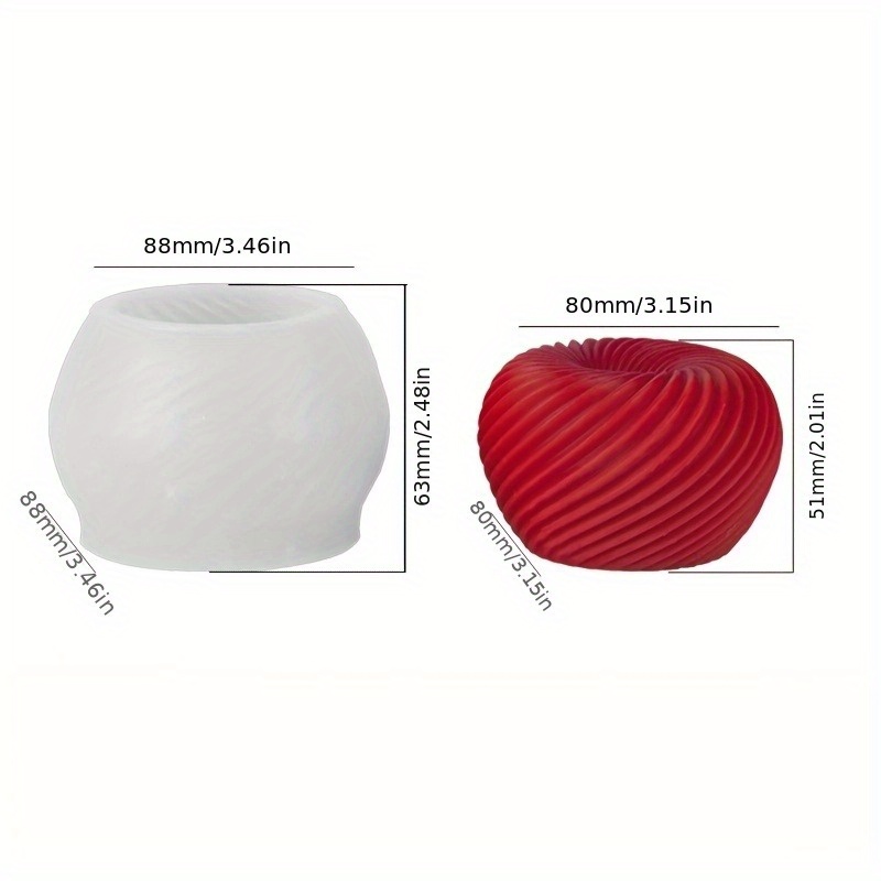 A trendy red apple silicone mo - Candle Making Ideas reseña y precio