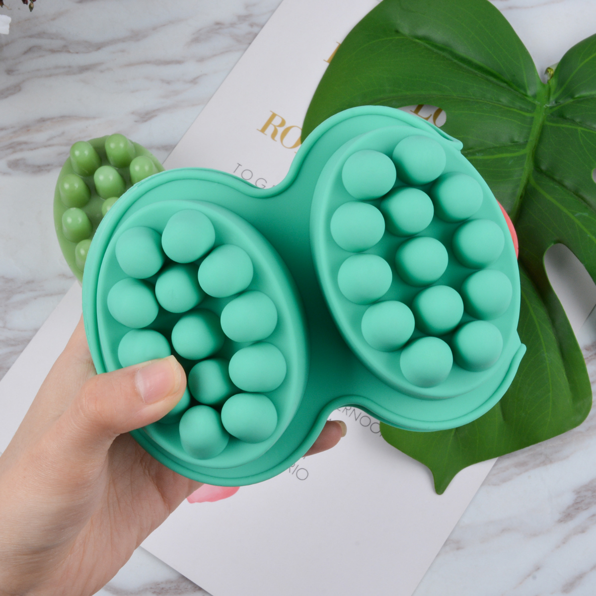 4 Hole Oval Massage Soap Silic - Candle Making Kit reseña y precio