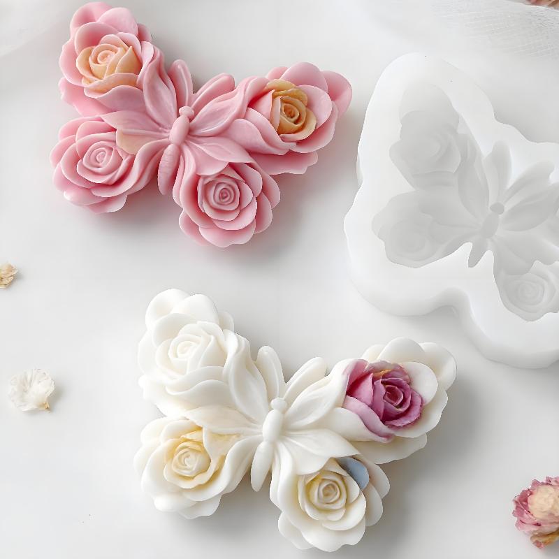 DIY Rose Butterfly Form Silico - Candle Making Ideas reseña y precio