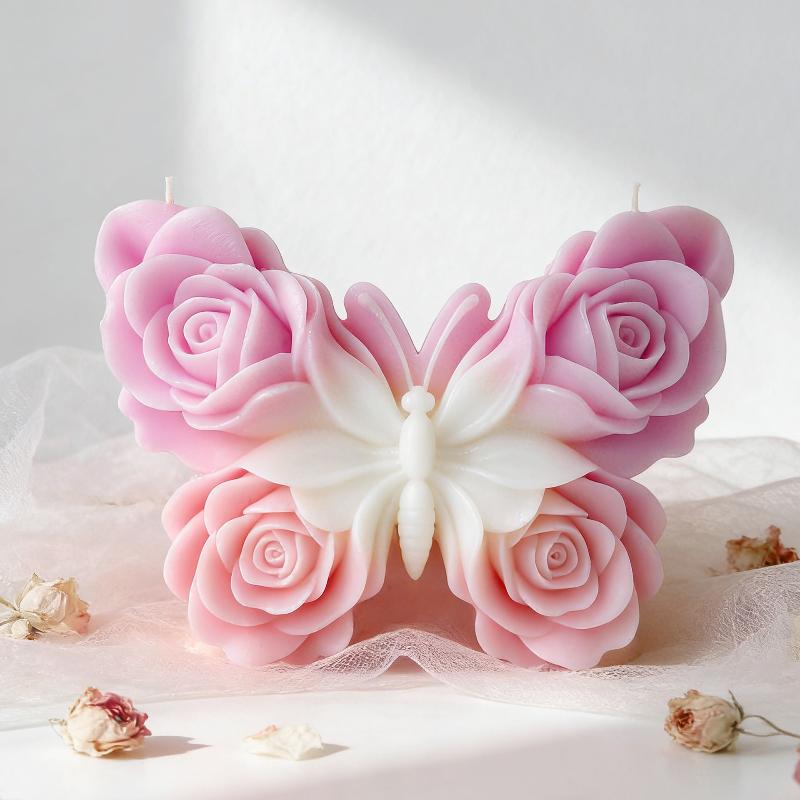 DIY Rose Butterfly Form Silico - Candle Making Ideas reseña y precio